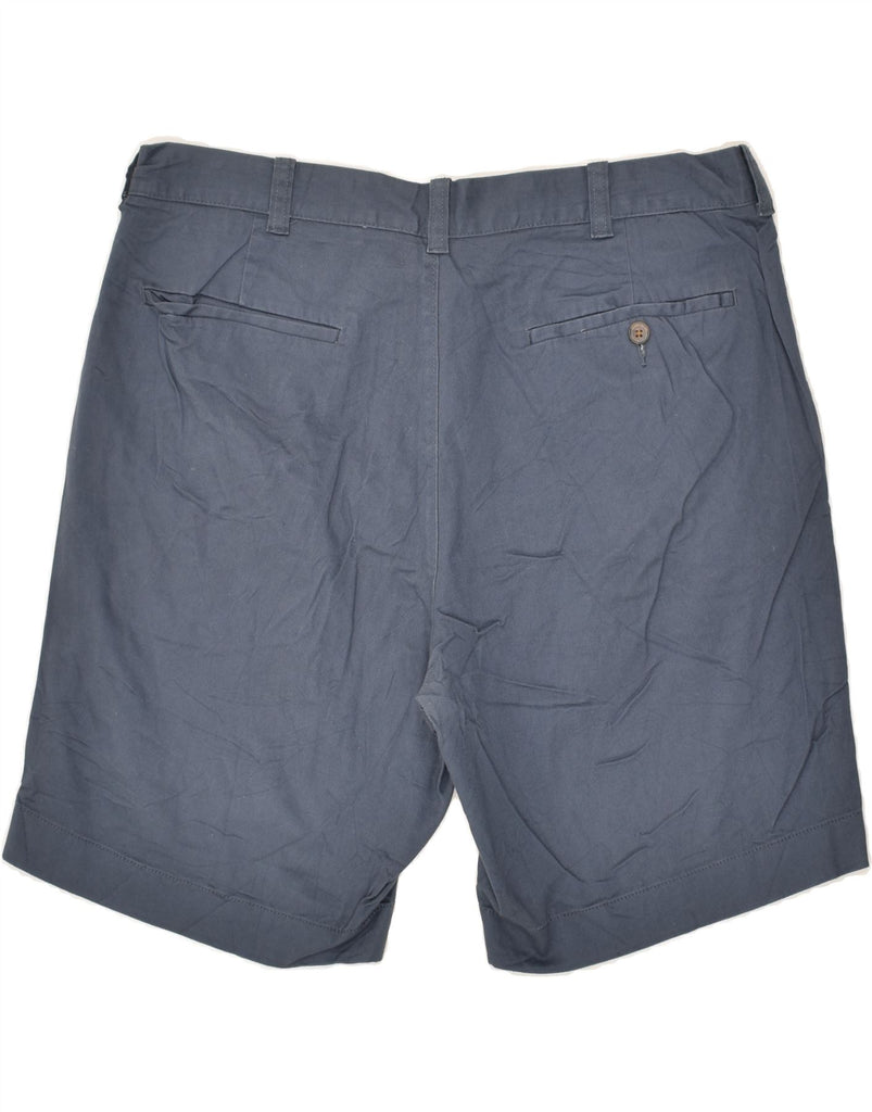 J. CREW Mens Gramercy Chino Shorts W35 Large Blue Cotton | Vintage J. Crew | Thrift | Second-Hand J. Crew | Used Clothing | Messina Hembry 