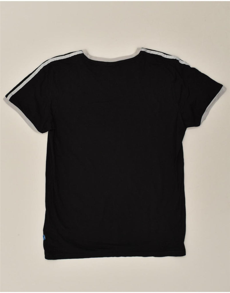 ADIDAS Womens T-Shirt Top UK 10 Small Black Cotton | Vintage Adidas | Thrift | Second-Hand Adidas | Used Clothing | Messina Hembry 