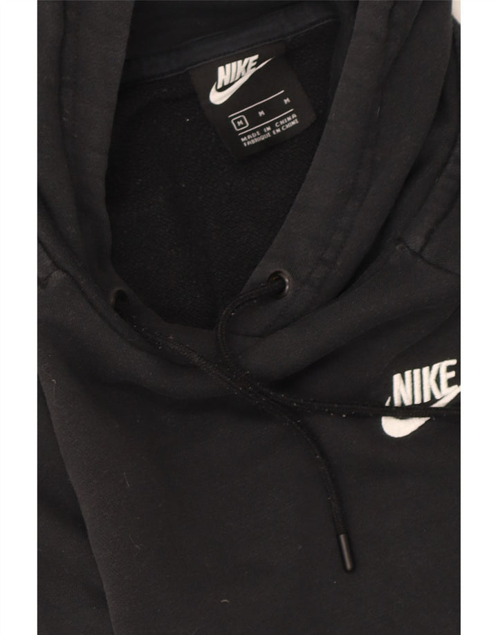 NIKE Womens Hoodie Jumper UK 14 Medium Black Cotton Vintage Nike and Second-Hand Nike from Messina Hembry 