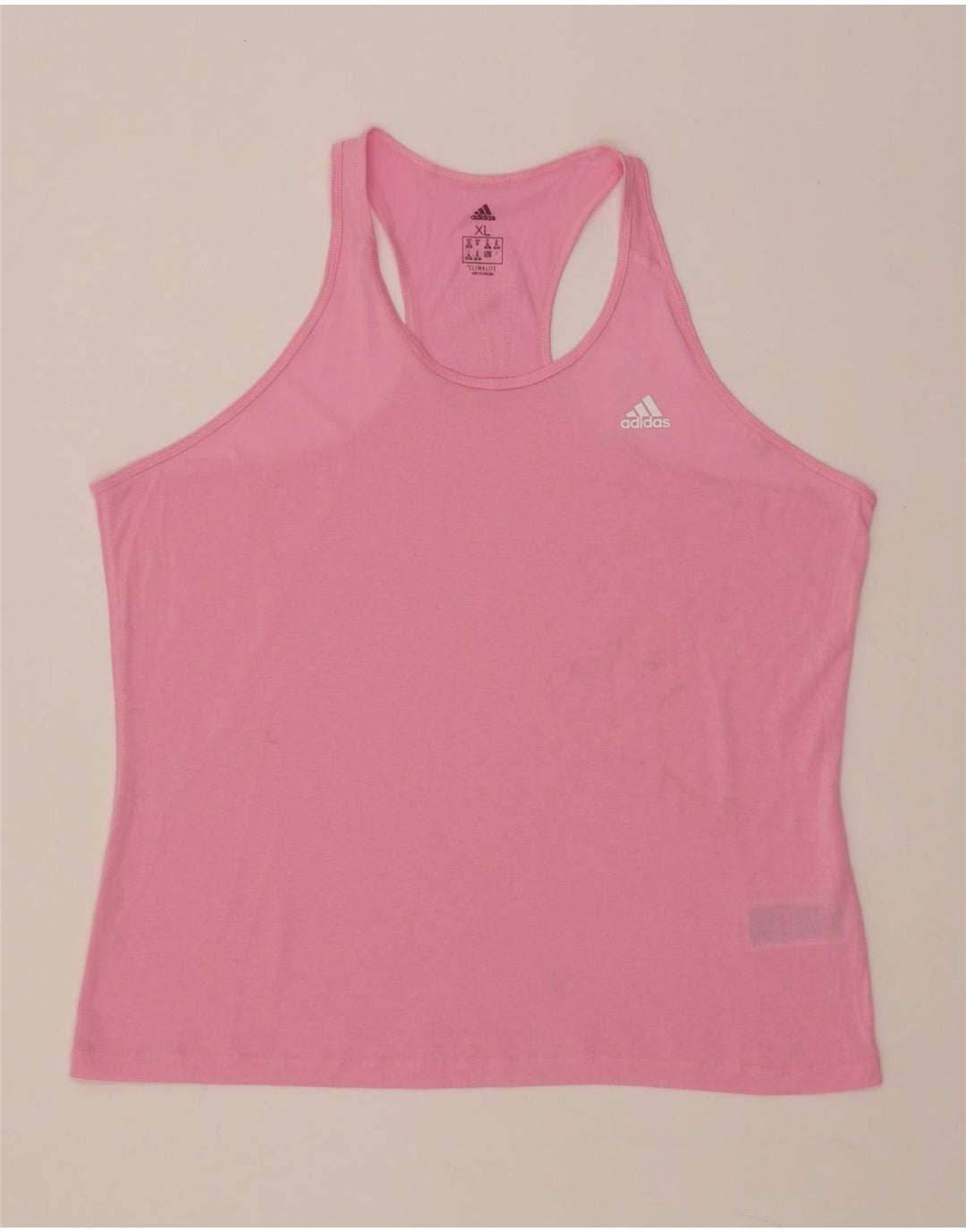 ADIDAS Womens Climalite Vest Top UK 20/22 XL Pink Polyester