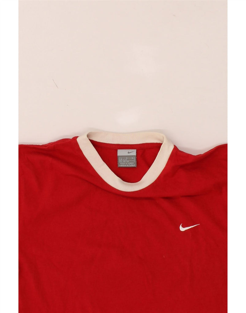 NIKE Boys T-Shirt Top 14-15 Years Red Vintage Nike and Second-Hand Nike from Messina Hembry 