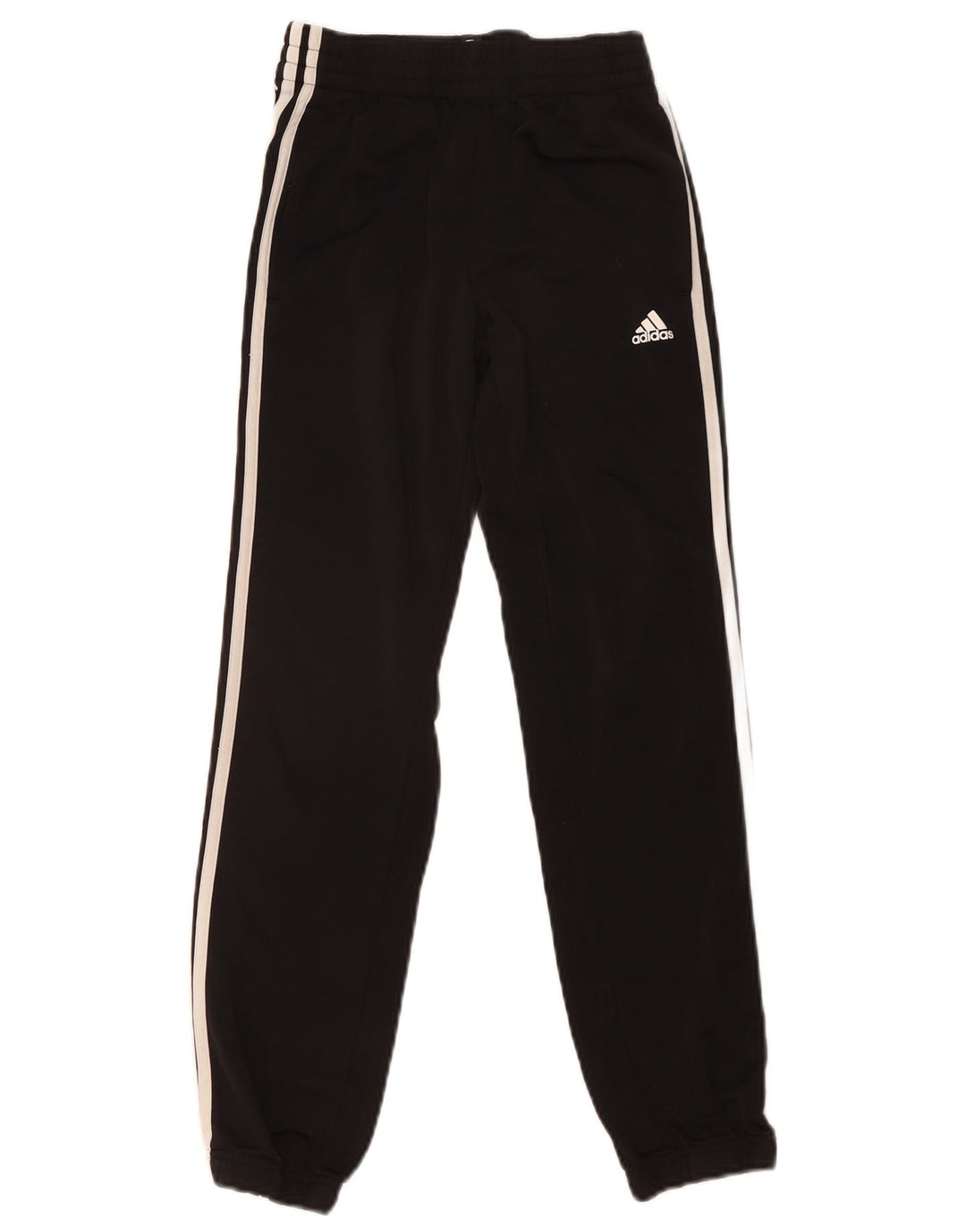 Adidas Boys Tracksuit Trousers Joggers 11-12 Years  Black Polyester