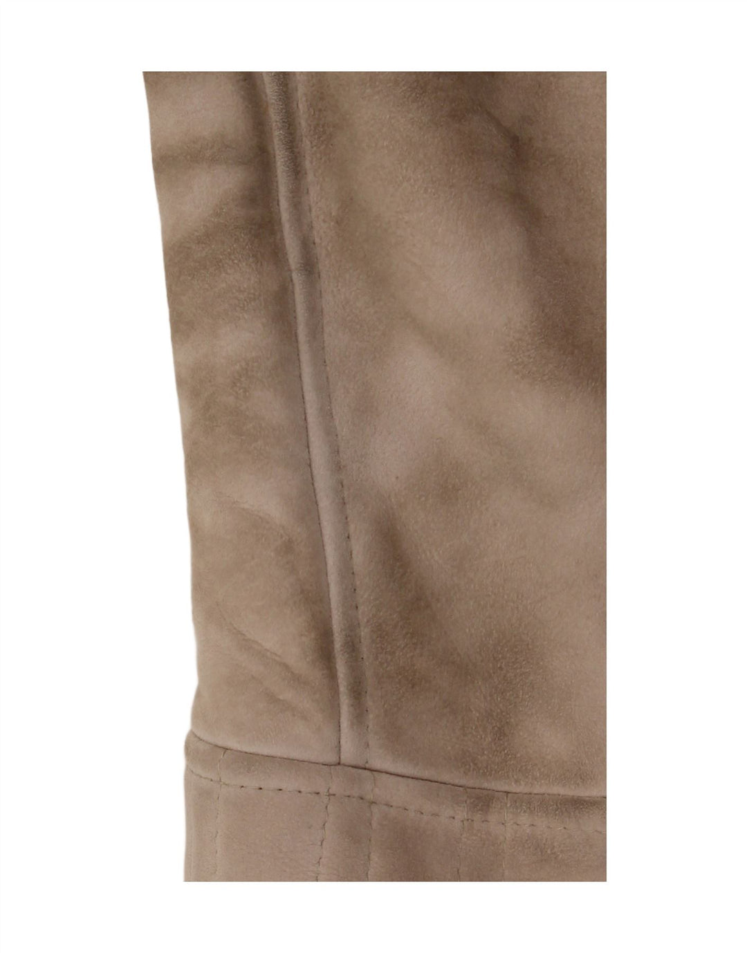 Vintage Womens Shearling Coat IT 46 Large Beige Leather