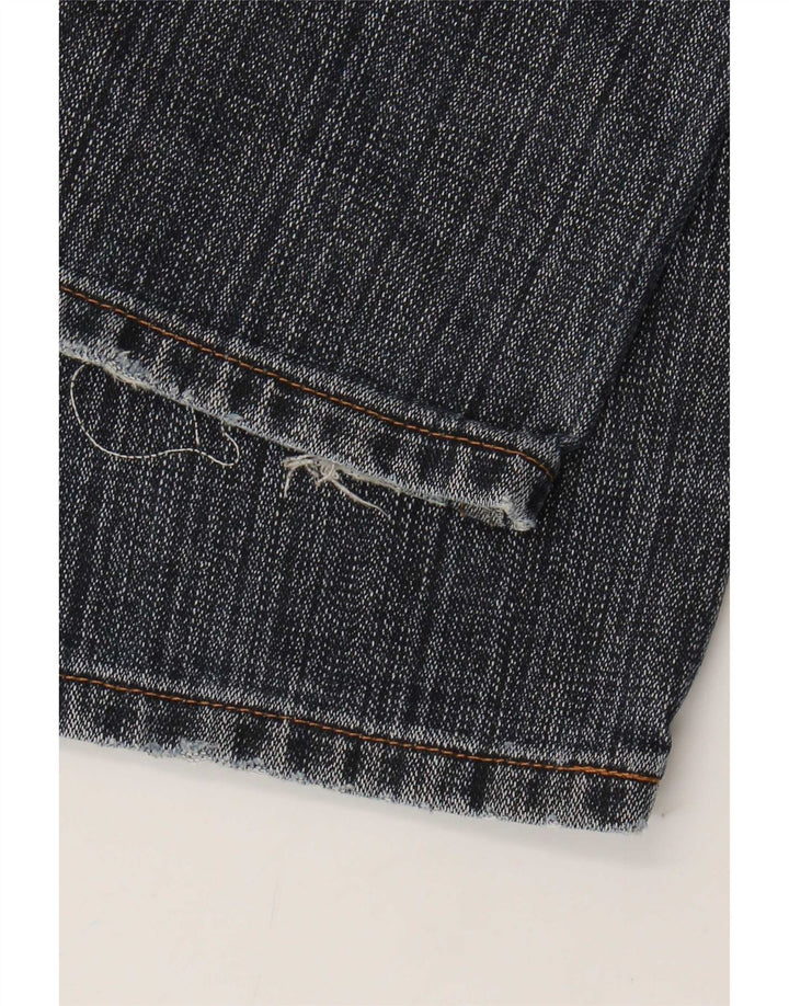 Wrangler Mens Regular Fit Straight Jeans W34 L32 Blue Cotton