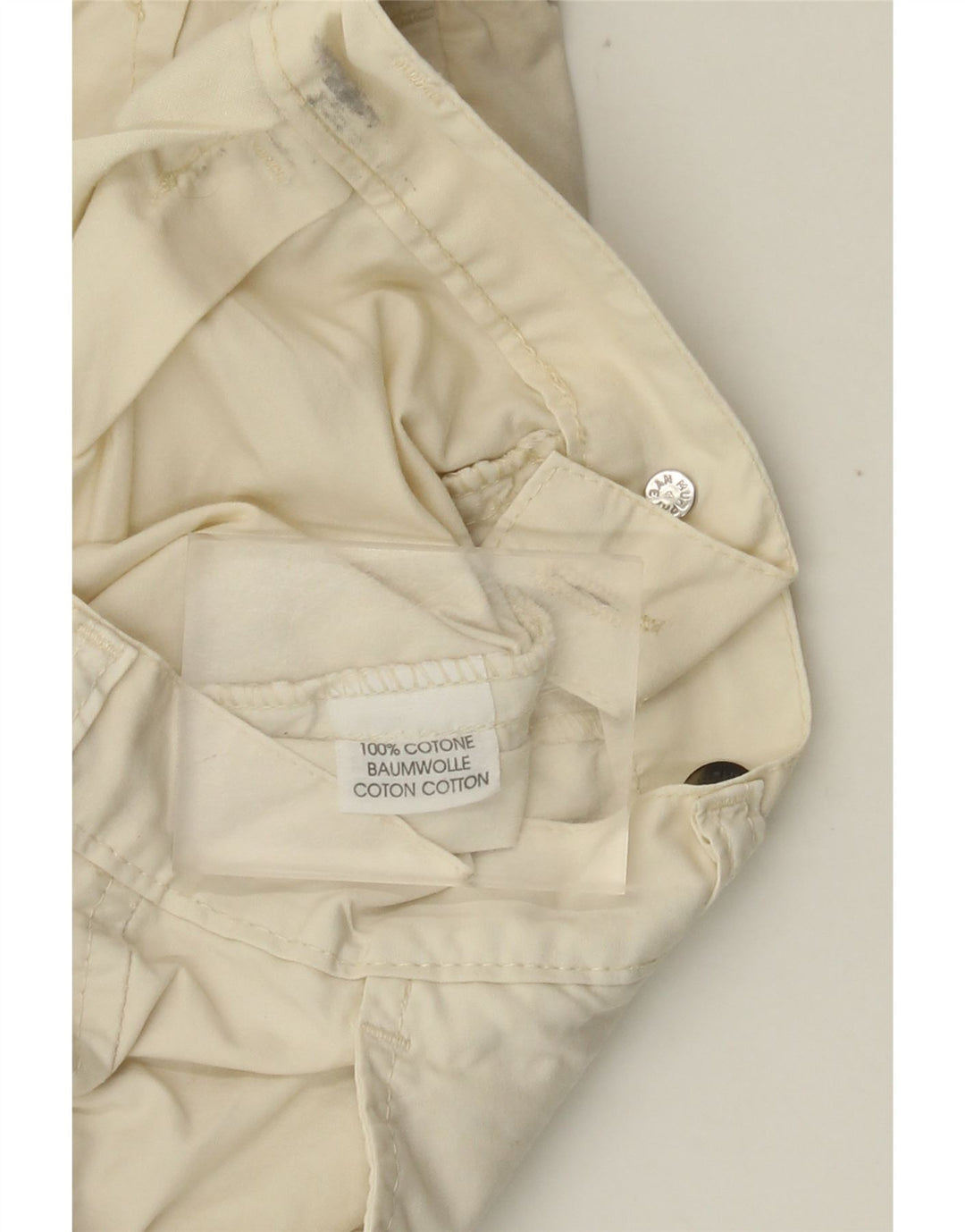 Murphy & Nye Womens Pegged Chino Shorts W30 Medium Beige Cotton