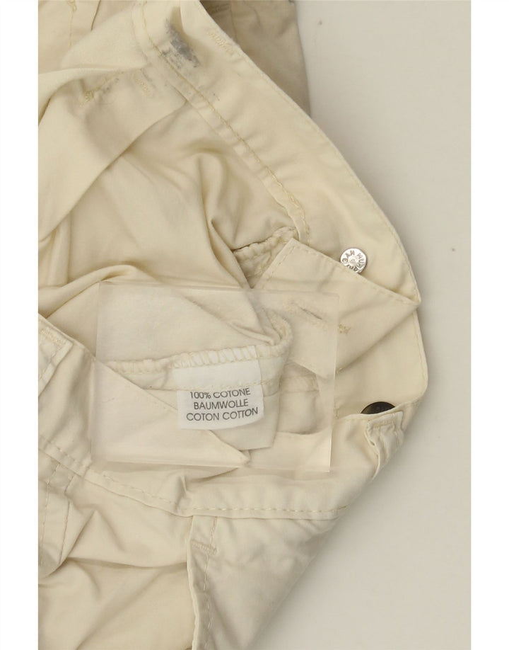 Murphy & Nye Womens Pegged Chino Shorts W30 Medium Beige Cotton