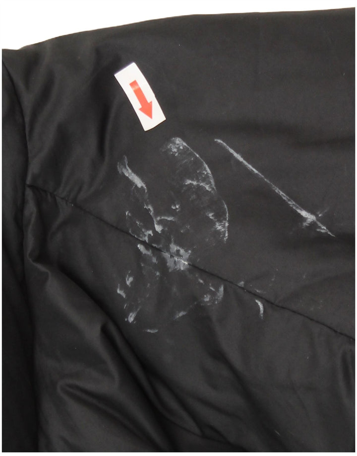 Nike Mens Graphic Loose Fit Padded Jacket UK 36/38 Small Black Polyester