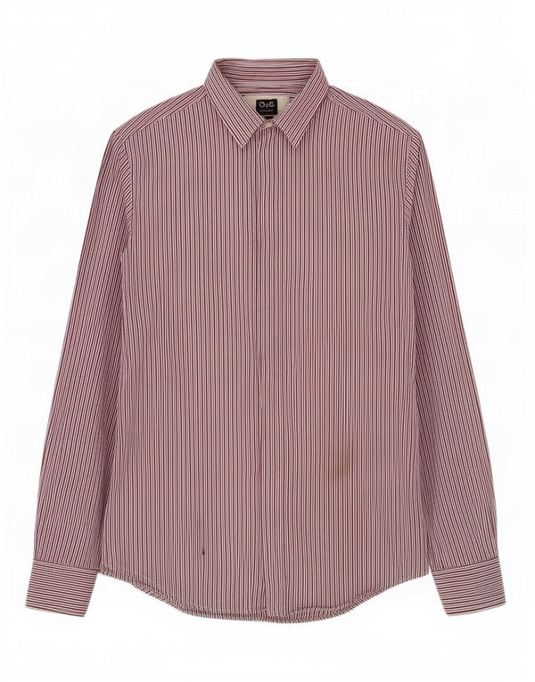 Dolce & Gabbana Mens Shirt IT 48 Medium Multicoloured Striped Cotton