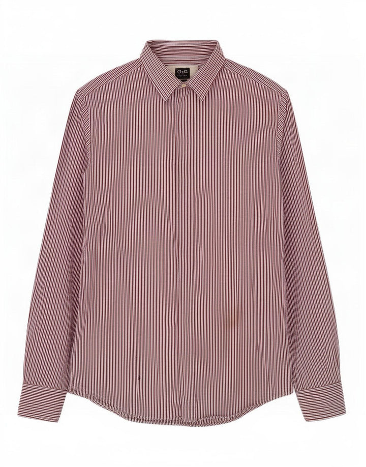 Dolce & Gabbana Mens Shirt IT 48 Medium Multicoloured Striped Cotton
