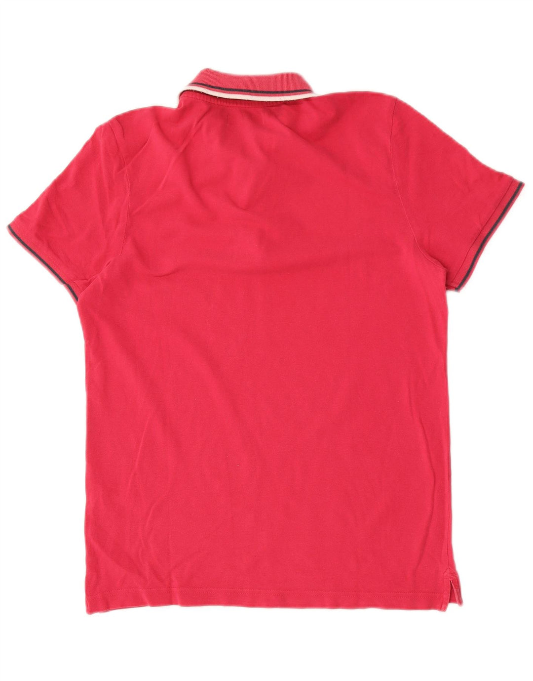 Diadora Mens Polo Shirt Medium Pink Cotton