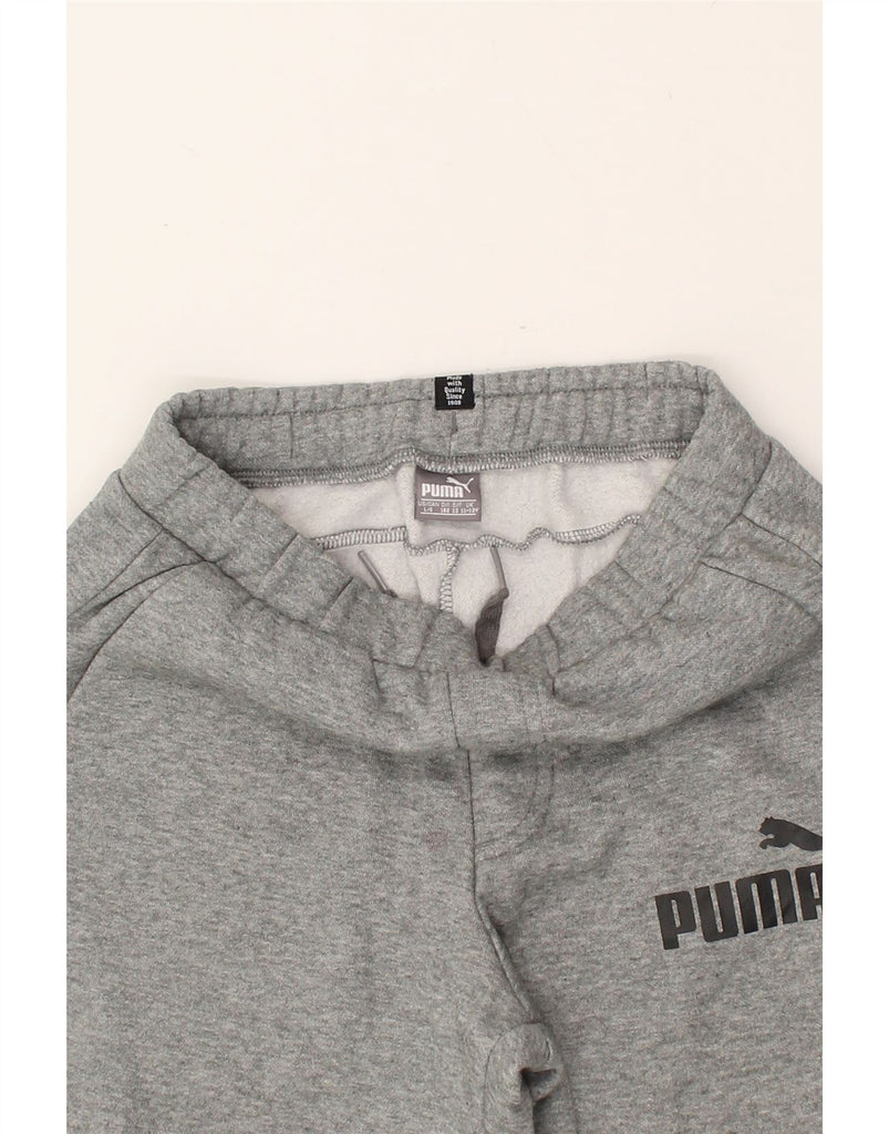 PUMA Boys Tracksuit Trousers Joggers 11-12 Years Large Grey Cotton | Vintage Puma | Thrift | Second-Hand Puma | Used Clothing | Messina Hembry 