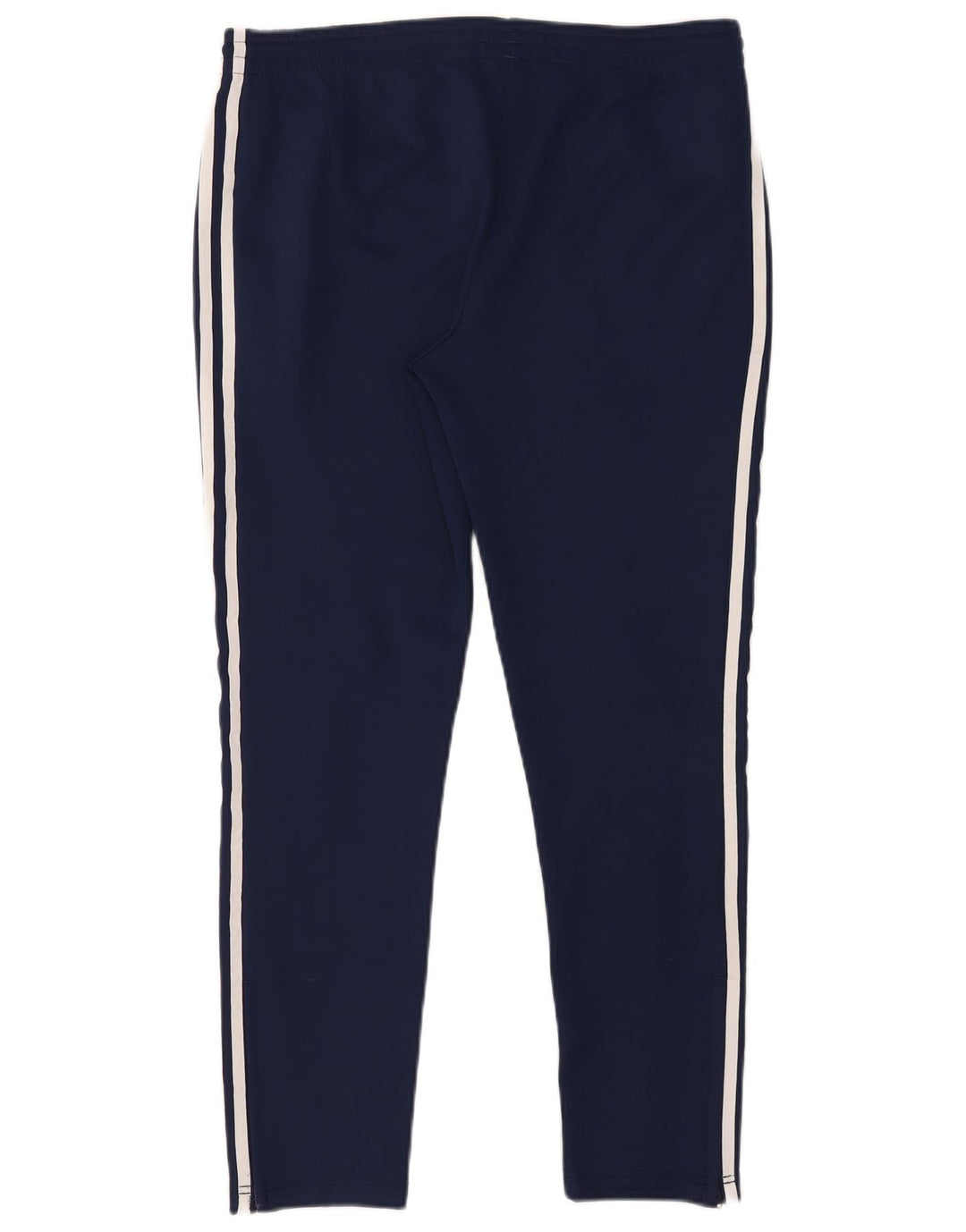 Adidas Womens Tracksuit Trousers UK 14 Large Navy Blue Polyester