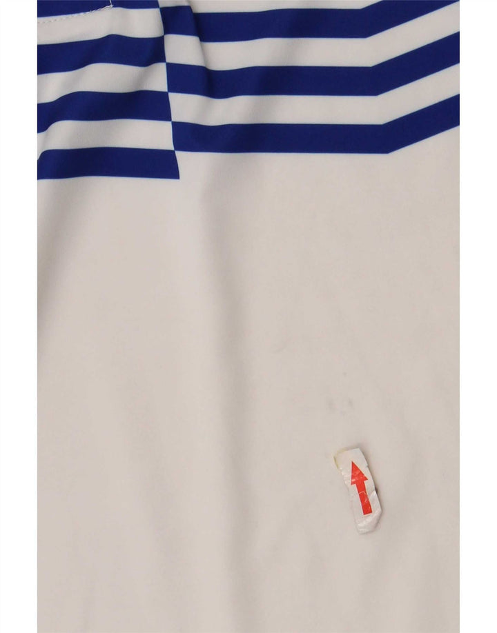 Puma Mens Polo Shirt Medium White Colourblock