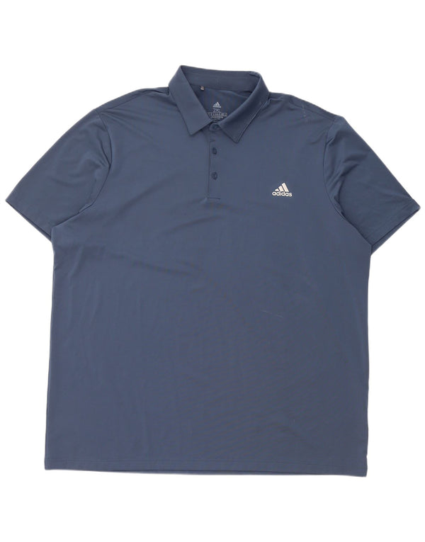 Adidas Mens Primegreen Polo Shirt 2XL Navy Blue