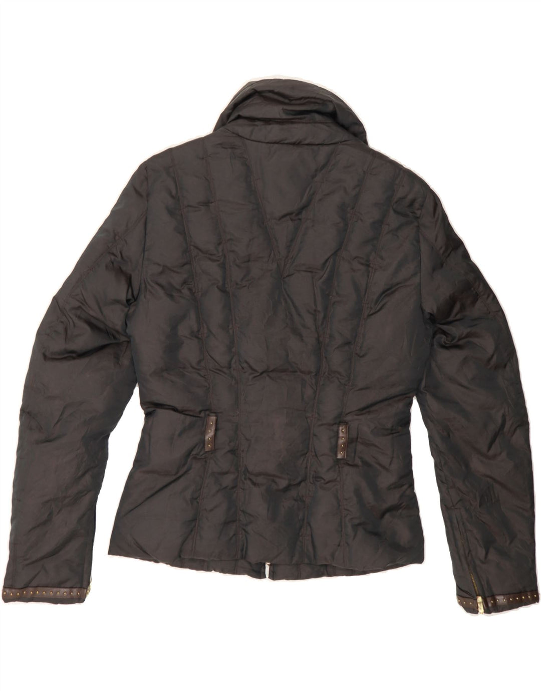 TRUSSARDI Womens Padded Jacket IT 42 Medium Black Polyamide Vintage Trussardi and Second-Hand Trussardi from Messina Hembry 