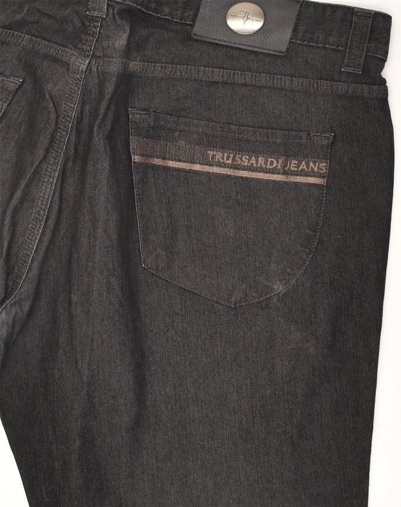 TRUSSARDI Mens Tapered Jeans W36 L32 Grey Cotton | Vintage Trussardi | Thrift | Second-Hand Trussardi | Used Clothing | Messina Hembry 