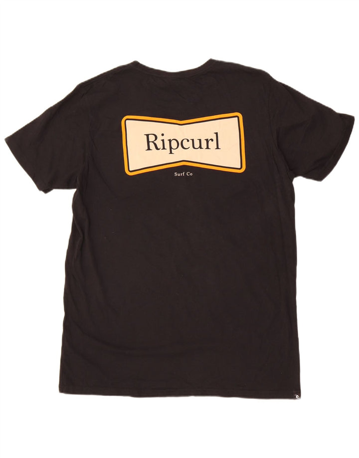 Rip Curl Mens Graphic T-Shirt Top Large Black