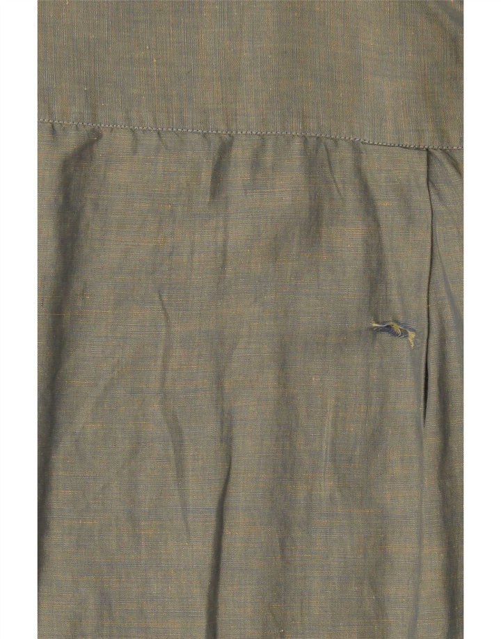 Gran Sasso Mens Short Sleeve Shirt XL Khaki