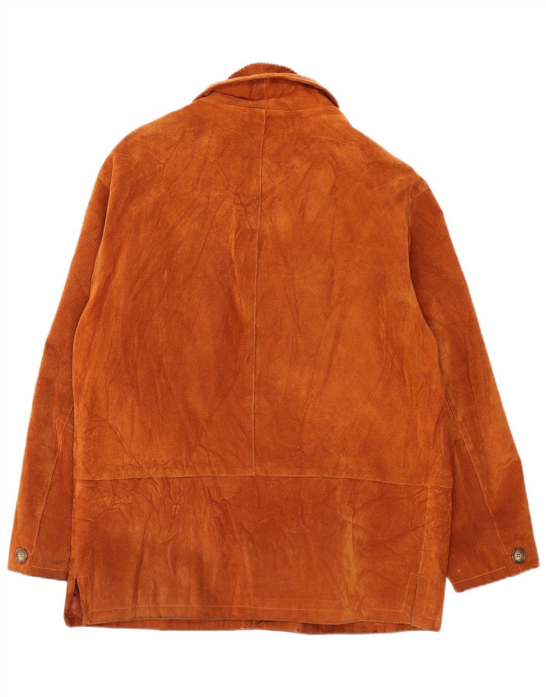 Vintage Mens Suede Jacket UK 40 Large Brown Leather