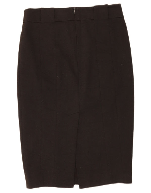 Zara Womens Pencil Skirt Small W26 Black Polyester