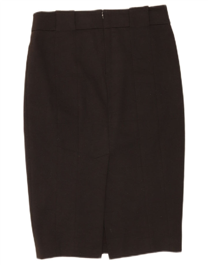 Zara Womens Pencil Skirt Small W26 Black Polyester