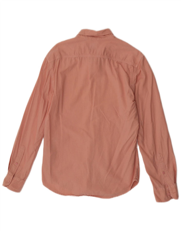 Levi's Mens Slim Fit Shirt Medium Pink Cotton