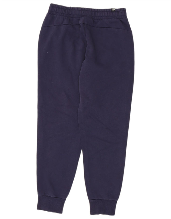 PUMA Womens Tracksuit Trousers Joggers UK 8 Small Navy Blue