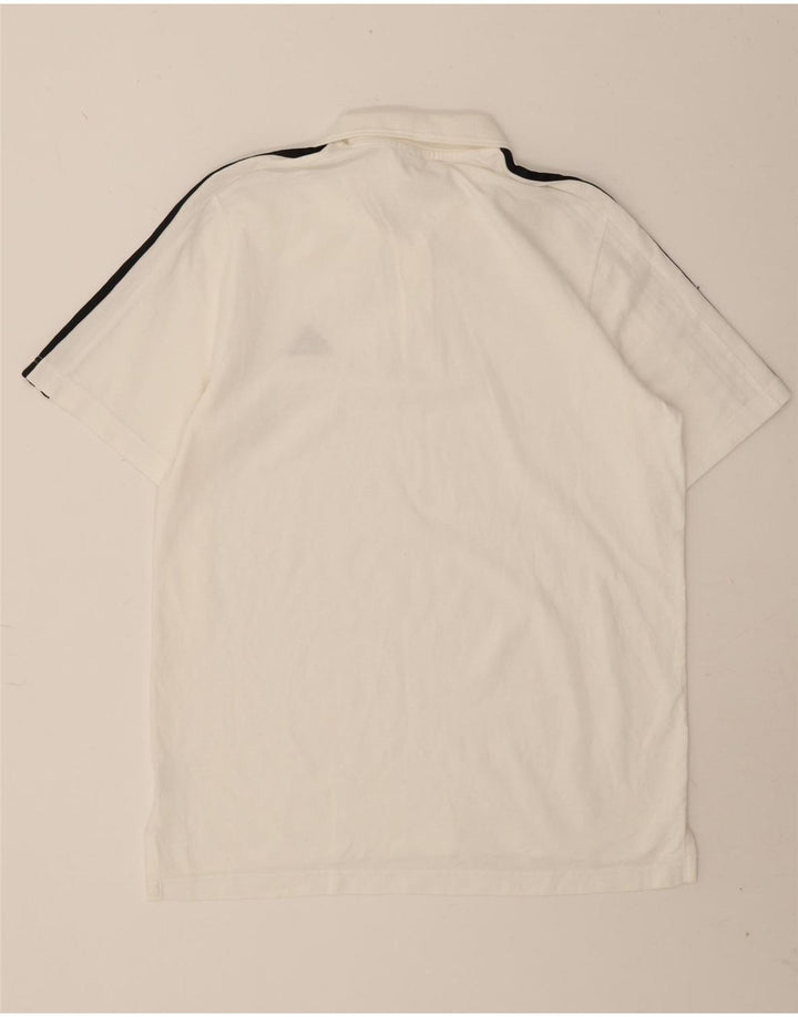 Adidas Mens Polo Shirt Large White