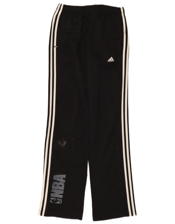 Adidas Mens NBA Tracksuit Trousers Medium Black Polyester