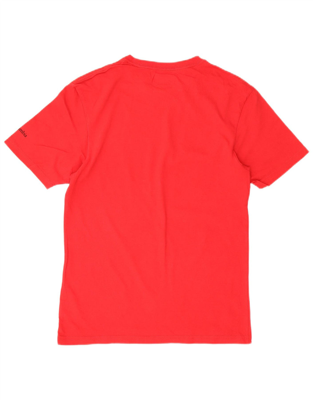 Columbia Mens Graphic T-Shirt Top Small Red Cotton