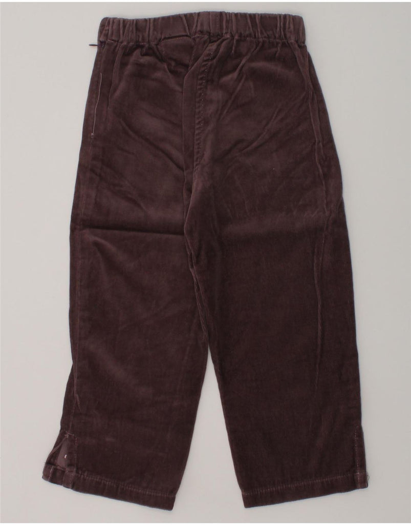 TRUSSARDI Girls Straight Corduroy Trousers 3-4 Years W20 L15 Brown Cotton | Vintage Trussardi | Thrift | Second-Hand Trussardi | Used Clothing | Messina Hembry 