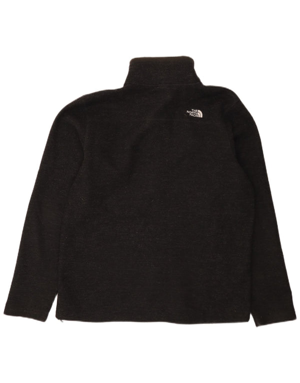 The North Face Mens Windproof Fleece Tracksuit Top Jacket UK 40 Large Black