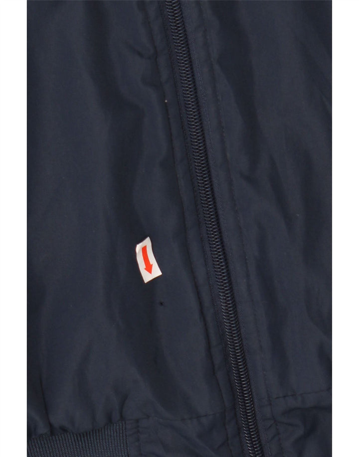 UMBRO Mens Bomber Jacket UK 36 Small Navy Blue Polyester