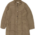 Esprit Womens Padded Coat UK 16 Large Khaki Polyester