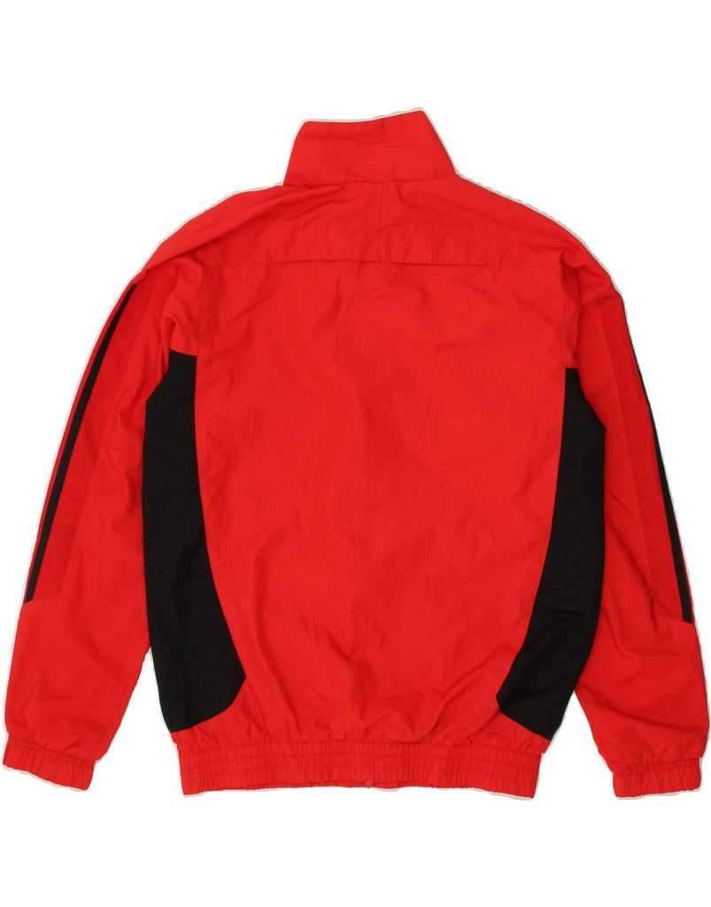 ADIDAS Boys Tracksuit Top Jacket 11-12 Years Red Colourblock Vintage Adidas and Second-Hand Adidas from Messina Hembry 