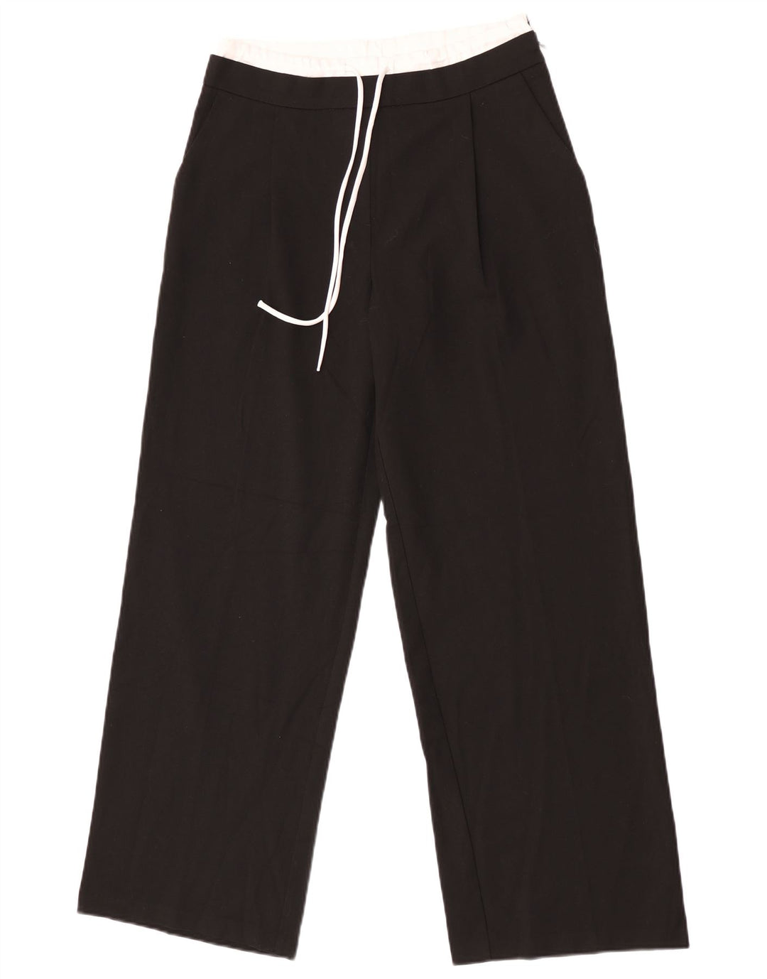 Zara Womens Pegged Chino Trousers Small W26 L30 Black Polyester