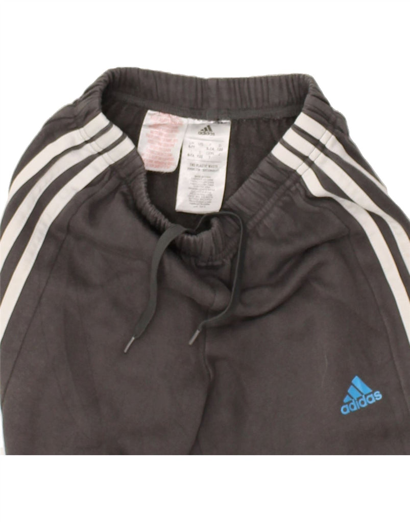 ADIDAS Boys Tracksuit Trousers Joggers 6-7 Years Grey Cotton | Vintage Adidas | Thrift | Second-Hand Adidas | Used Clothing | Messina Hembry 