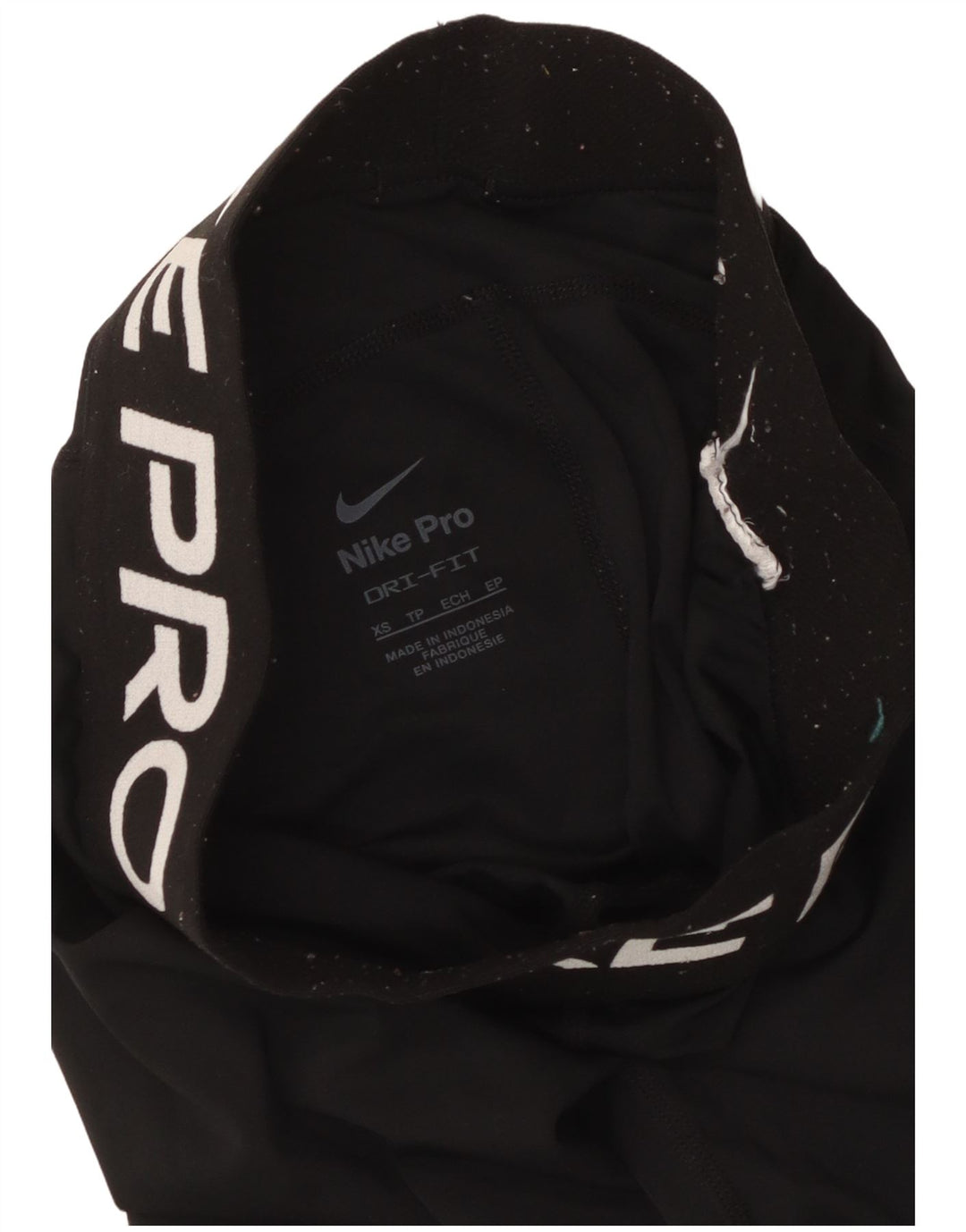 Nike Womens Dri Fit Graphic Leggings UK 4 XS Black