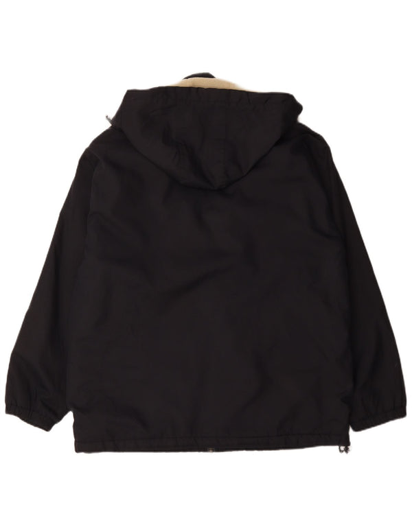 Kappa Mens Hooded Reversible Jacket UK 36 Small Navy Blue