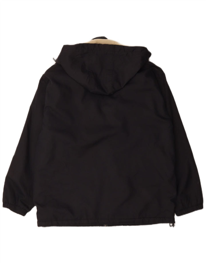 Kappa Mens Hooded Reversible Jacket UK 36 Small Navy Blue