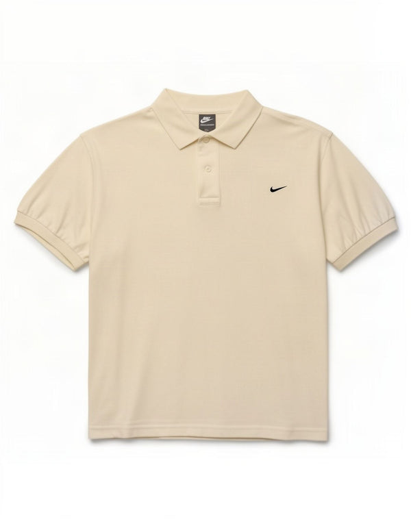 Nike Mens Polo Shirt UK 42/44 Large White Cotton