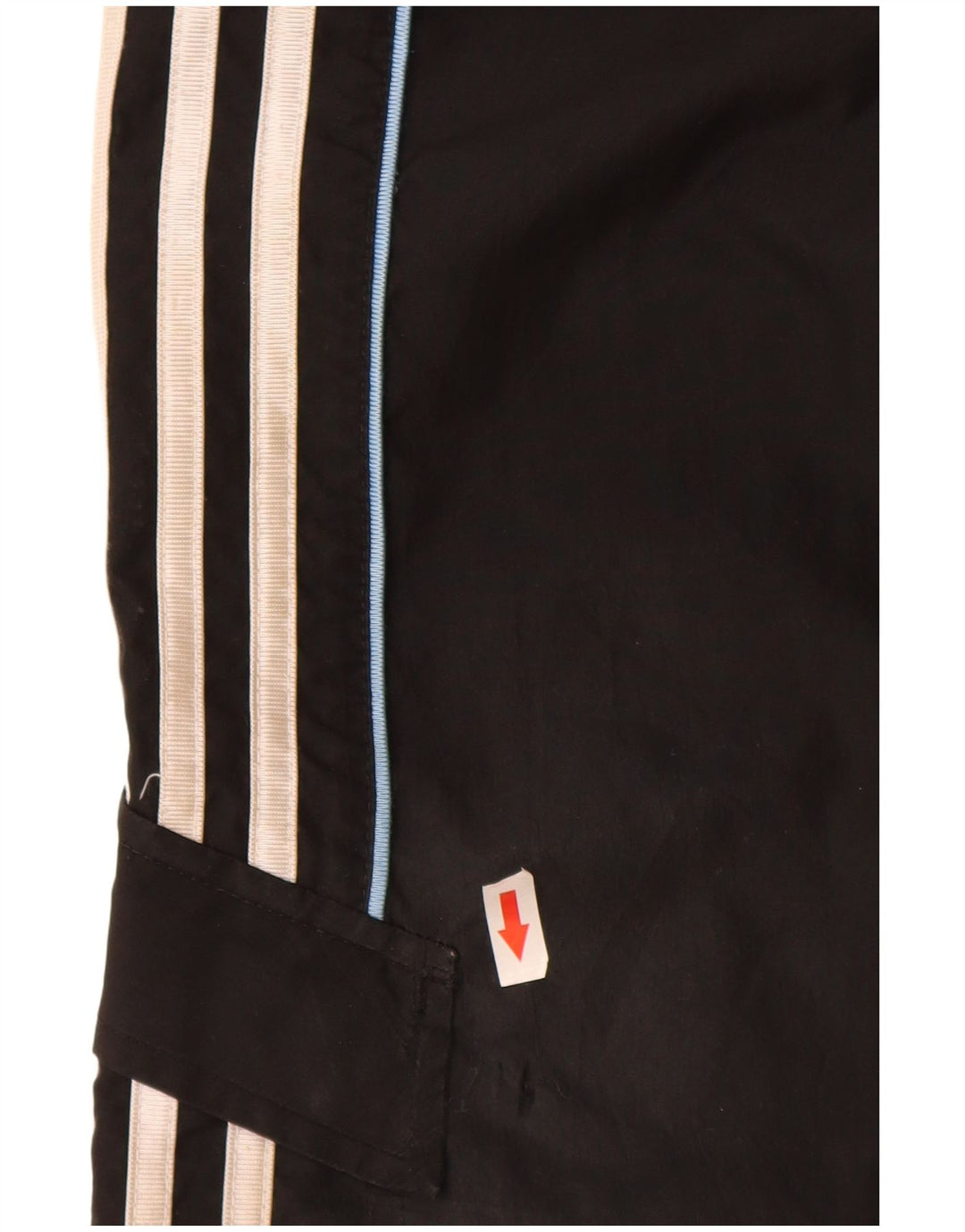 Adidas Boys Tracksuit Trousers Joggers 6-7 Years  Black Polyester