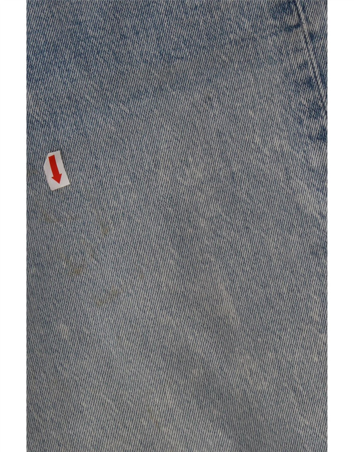 LEVI'S Mens Straight Jeans W27 L28 Blue Cotton