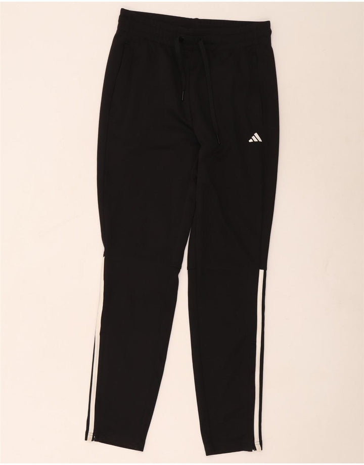 Adidas Womens Tracksuit Trousers UK 8/10 Small Black Polyester