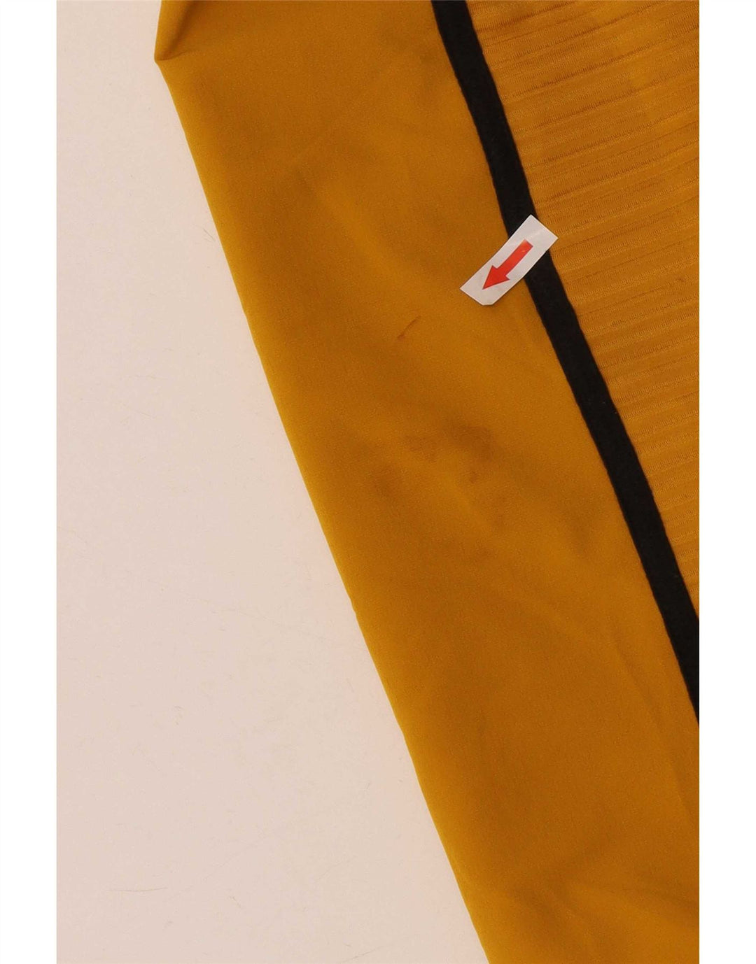 Adidas Mens Zip Hoodie Sweater Small Yellow Polyester