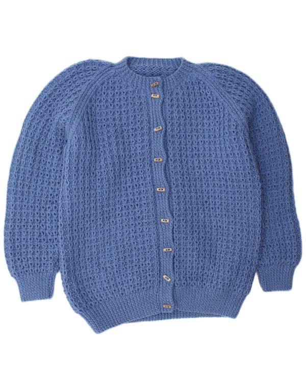 VINTAGE Womens Cardigan Sweater UK 16 Large Blue