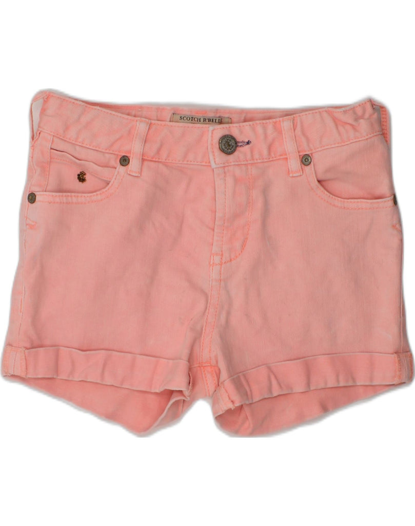 VINTAGE Girls Denim Shorts 7-8 Years W20 Pink Cotton | Vintage Vintage | Thrift | Second-Hand Vintage | Used Clothing | Messina Hembry 