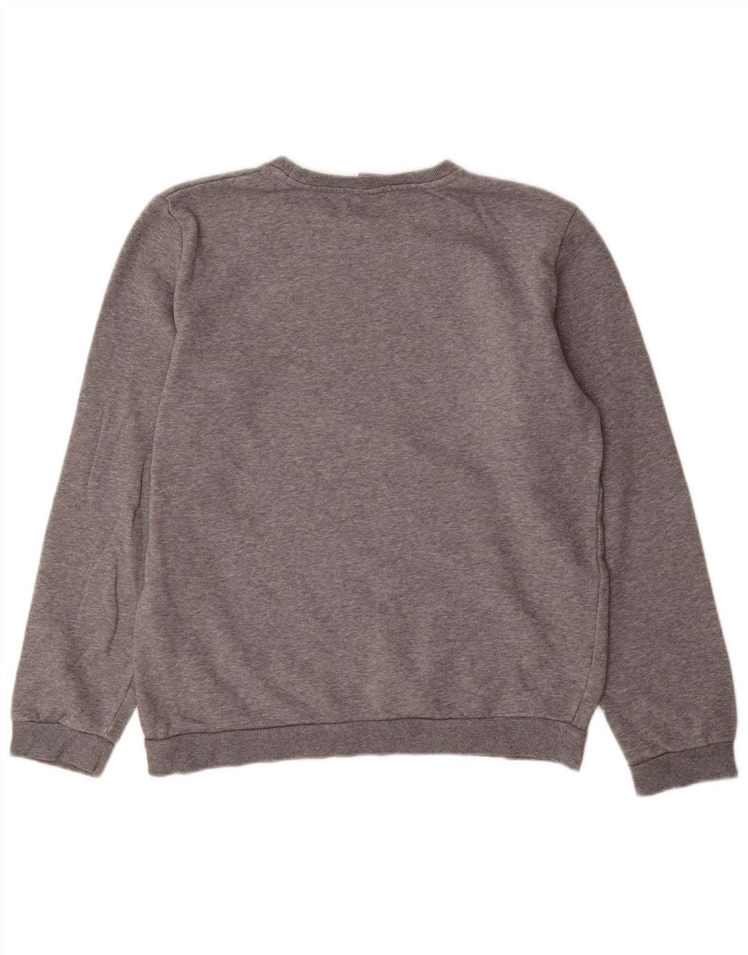 PUMA Boys Graphic Sweatshirt Jumper 15-16 Years Grey Cotton