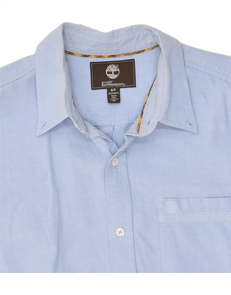 TIMBERLAND Mens Regular Fit Shirt Small Blue Cotton Vintage Timberland and Second-Hand Timberland from Messina Hembry 