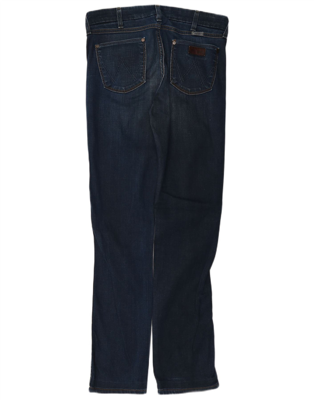 Wrangler Womens Sofia Straight Jeans W30 L36 Blue Cotton